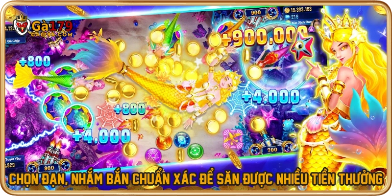 Chọn đạn, nhắm bắn chuẩn xác để săn được nhiều tiền thưởng