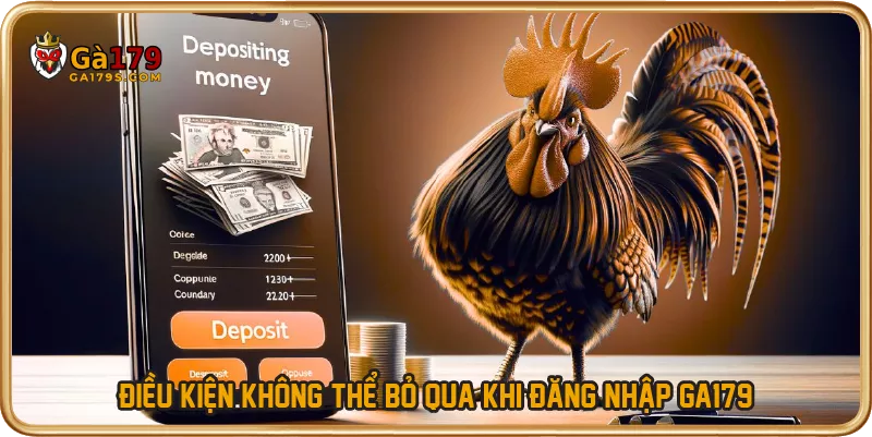 Điều kiện không thể bỏ qua khi đăng nhập GA179