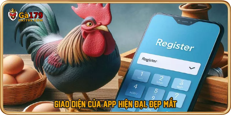 Giao diện của app hiện đại, đẹp mắt