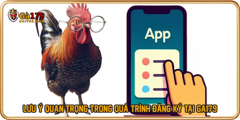 Lưu ý quan trọng trong quá trình đăng ký tại GA179